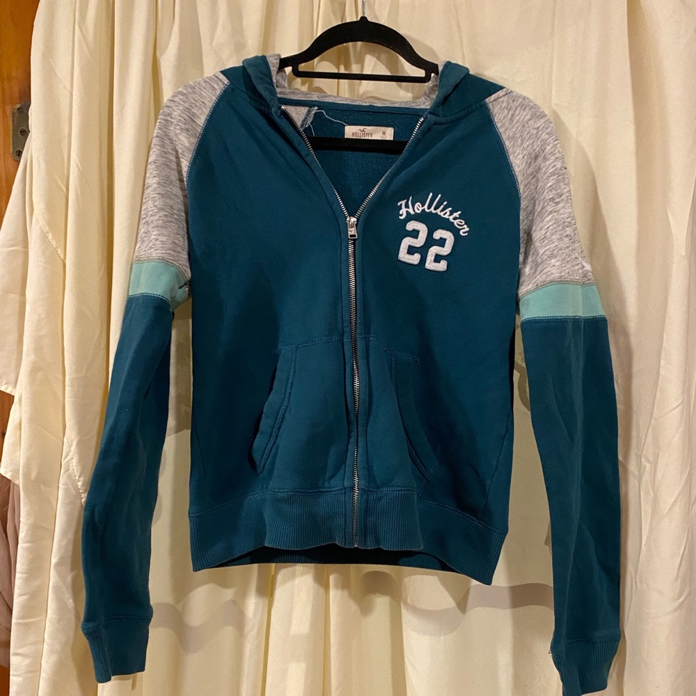 Hollister zip up hoodie